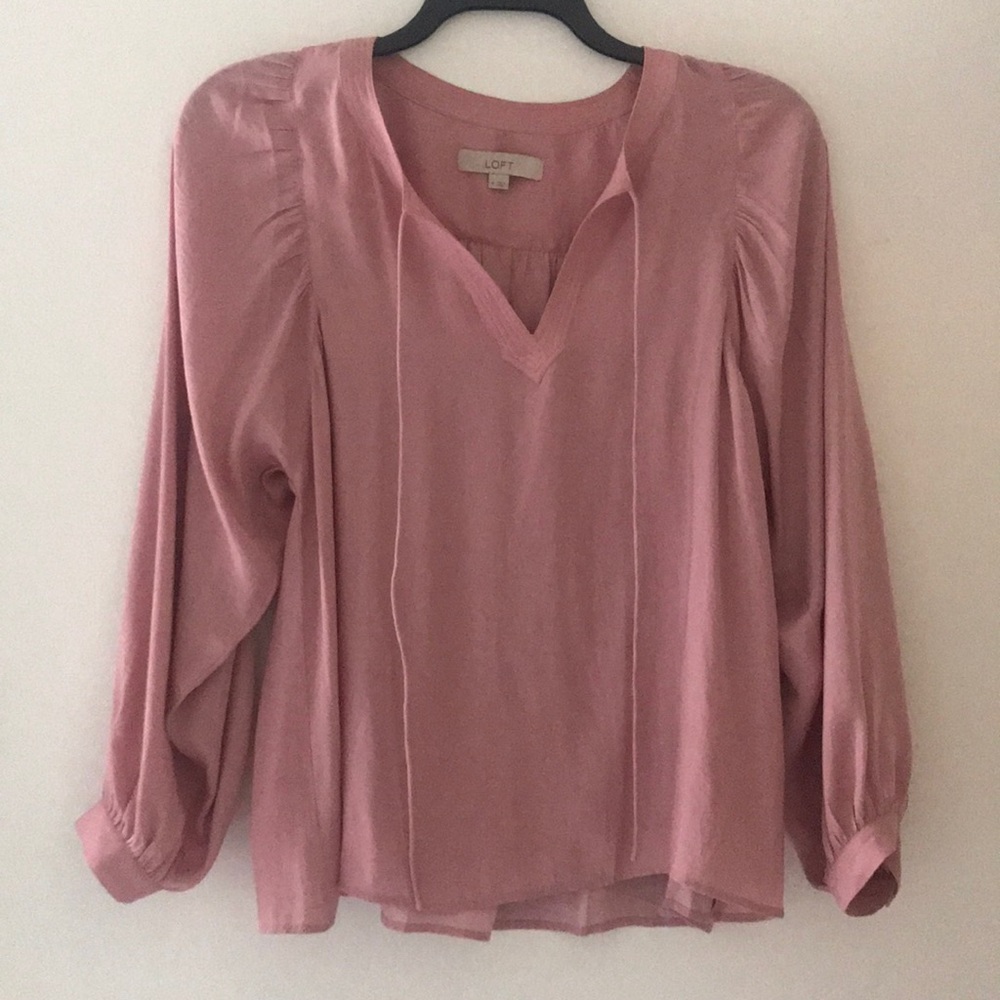 Loft Blush Pink Blouse
